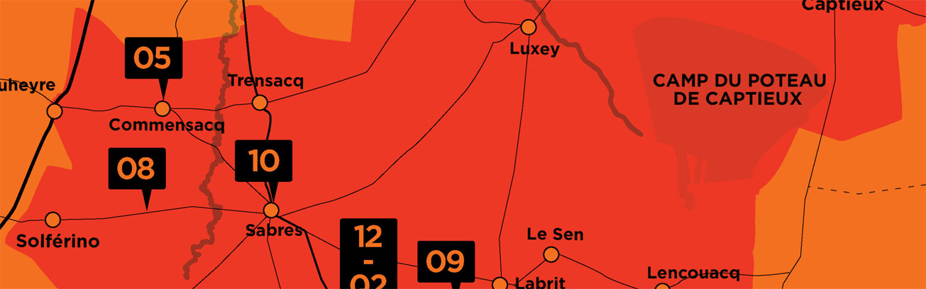 carte la forêt d'art contemporain